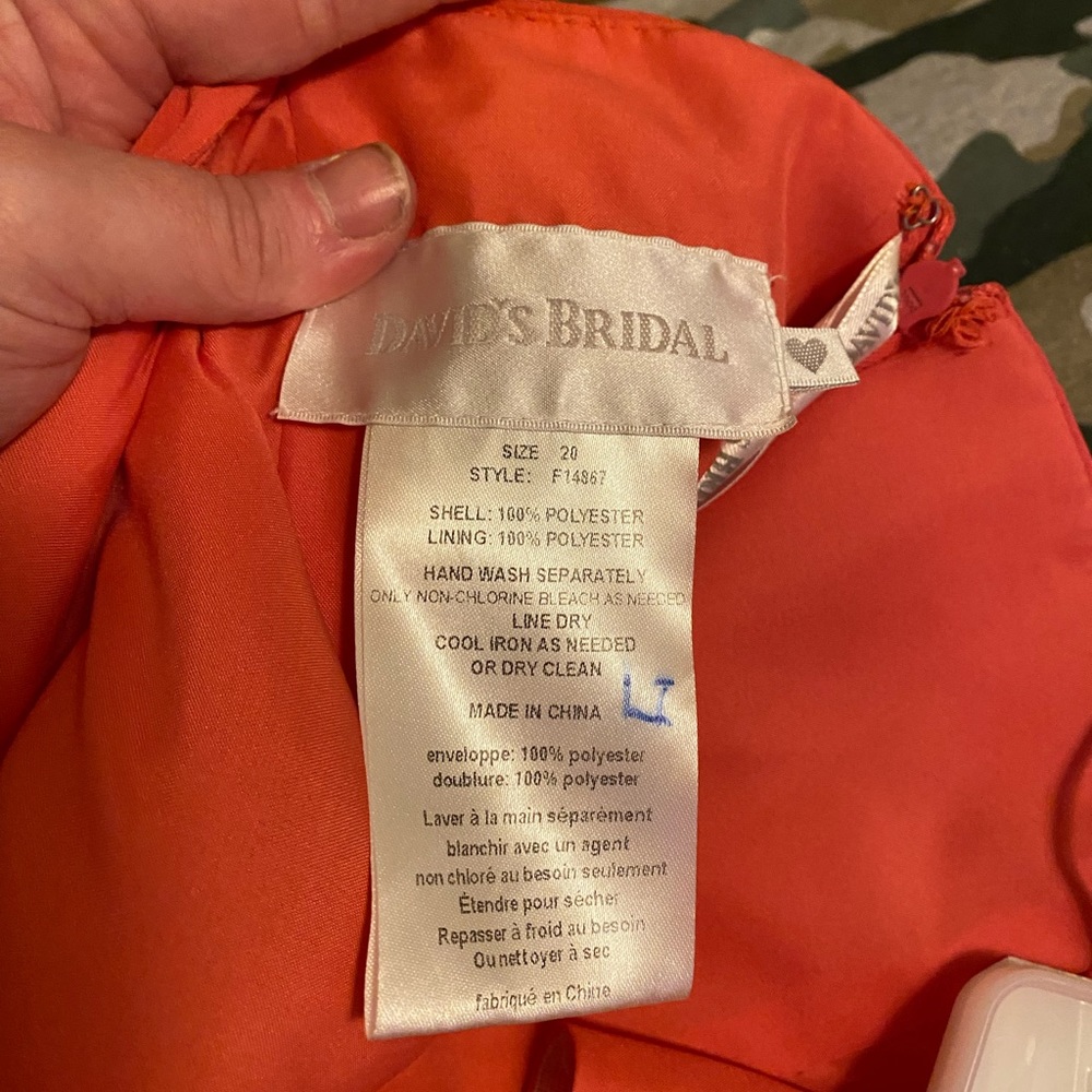 Bridesmaid dresses size 20